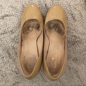 Kate Spade patent nude leather Pumps size 5.5